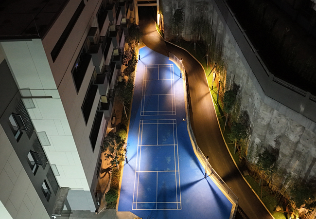 四川省宜賓長寧第一實驗小學2600平方雙層EPDM場地順利完工！